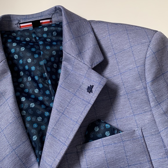 🔥🔥🔥Soul of London Light Blue Sport Jacket size 38 or S🔥🔥🔥 - Picture 6 of 12
